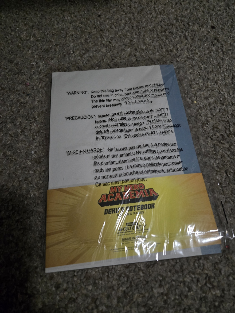 My Hero Academia Deku's Notebook - Blue & White Cover - Picture 2 of 2